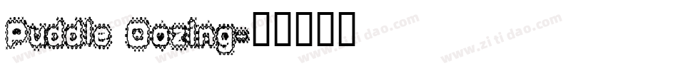 Puddle Oozing字体转换